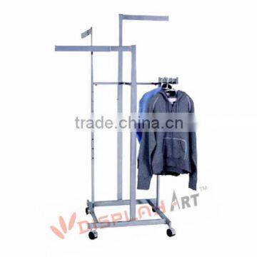 4-way adjustable garment rack -Four way clothing rack -Heavy duty rolling garment rack