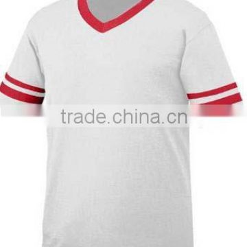 Football Jersey Baseball Tee V Neck White Hockey Jersey T Shirt