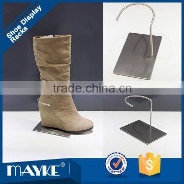 Best Price Shoes Display Rack ,Supply for Knee Boot,Shop_fitting Matted Steel Shoes Display Rack