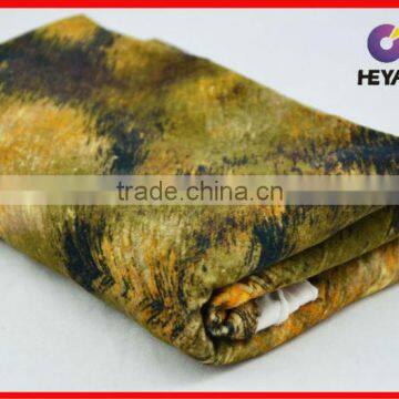 Animal Skin Digital Printed Velvet Fabric