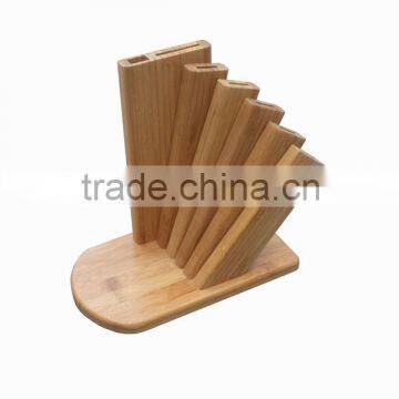 Bamboo knife block