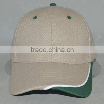 BLANK CAP / BASEBALL CAP / HAT - khaki/green