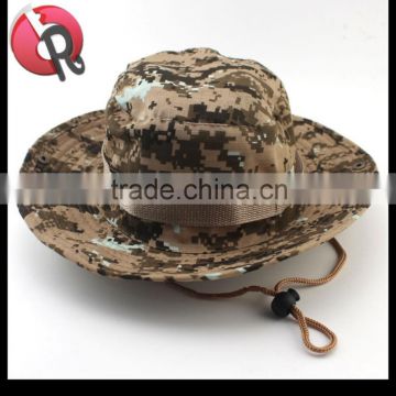 Bucket Hat Boonie Hunting Fishing Outdoor Cap - Wide Brim Military Boonie Hat