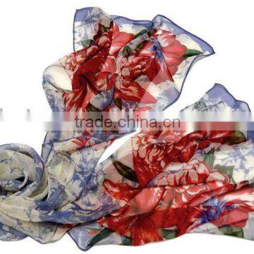 2011 Newest 100% silk shawl Wholesale & OEM (CQ1001-2)