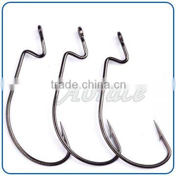 New China style sharp hook worm carbon steel custom fishing hook