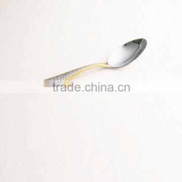 24pcs/72pcs/84pcs Cutlery Golden Plated With Wooden Case/suitacase