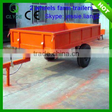 7cx-1.5 Farm Trailer Small Tractor Mounted Farm Trailer for Sale
