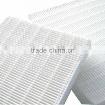 Polypropylene Mini Pleat Filter Media with efficiency range from F6-H11