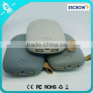 Newest fashion design power bank 10400 with customized logo