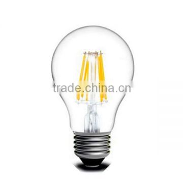 Hot New Products A60 6W LED Filament Bulb