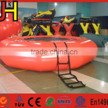 Customized water toys for the lake, popular inflatable aquatic trampoline, inflatable commercial water park toys