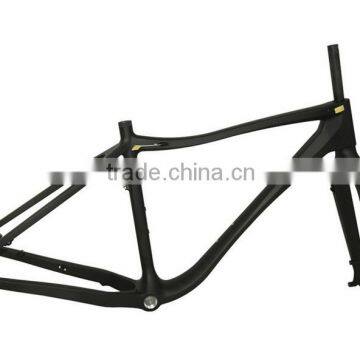 Light full carbon fat bike frame/carbon snow bike frame/beach bike carbon frame