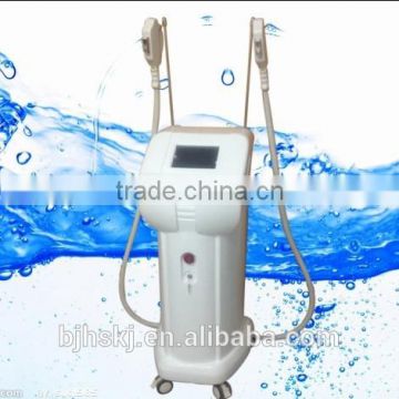 Remove Tiny Wrinkle 2 Handle Skin Whitening Desktop 2014 Hair Removal Ipl Device 560-1200nm