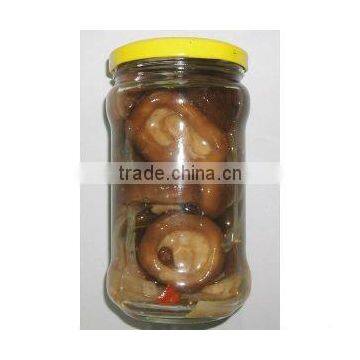 580ml grade A marinated shiitake mushroom in mason jars