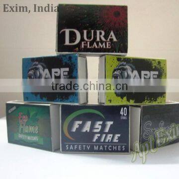 40 Sticks Household Safety Wooden Matches With Shrink Packing photo-4