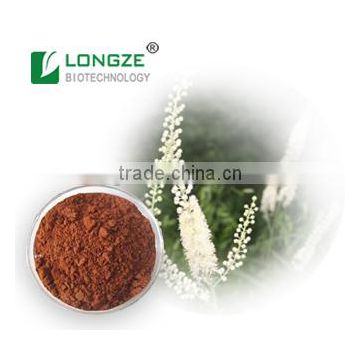 Black cohosh extract with Triterpene Glycosides2.5~8 % CAS NO: 8047-15-2 Actaea racemosa plant extract