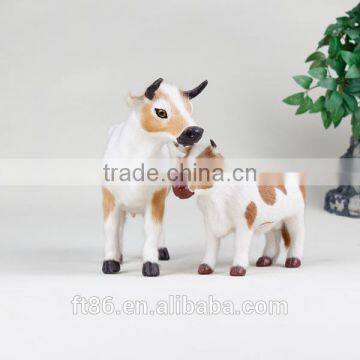 artificial dairy milking decorative cow figure