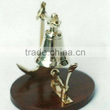 Nautical Anchor Design Brass Table Bell / Nautical Gifts / Nautical Collectables / Nautical Decoration