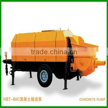 Ready trailer concrete pump