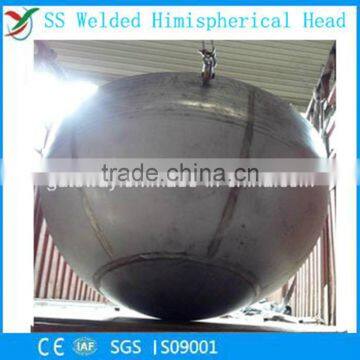 Professional Manufacture Ss Welded Hemispherical Head with 6mm