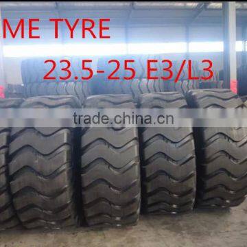 23.5-25 E-3 TL/TT ISO approved popular bias dumper tyre