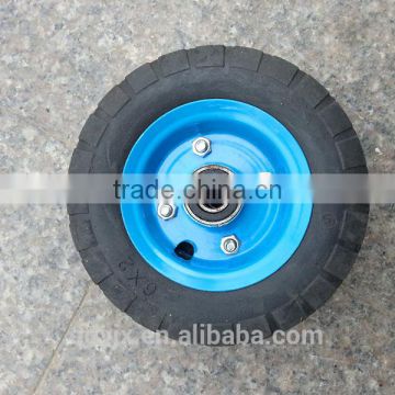 YJX Heavy duty wheels and casters with super-elastic solid rubber tires