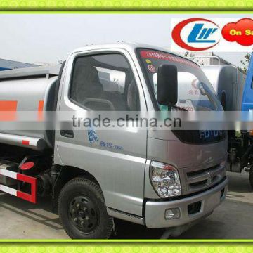 Foton 4x2 refuel tank truck,5t capacity fuel tank truck,chemical liquid truck