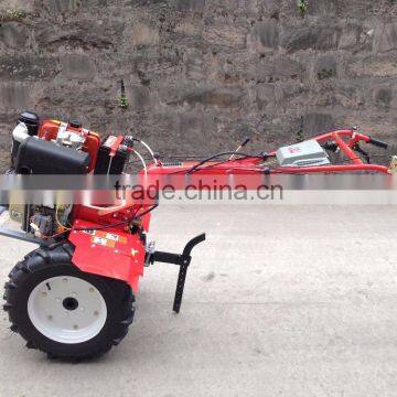 Electric Starter and Manual Starter 13hp Diesel Gear Driving Cultivator Tiller Mini Tractor Kubota