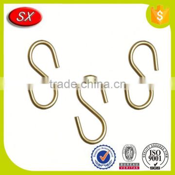 custom metal small/large Solid Brass S Hook