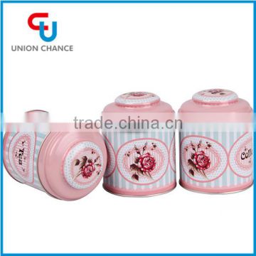 3pcs/set printed coffee tea set tin boxes