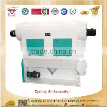 Wide usage flour mill removing light impurities cycling air separator