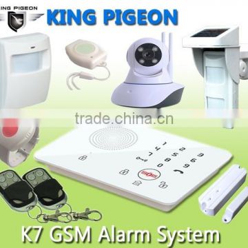 Factory wireless home security alarm system from King Pigeon