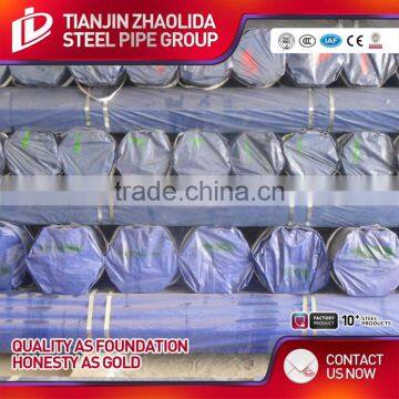 Best Selling 3 Inch Erw Black Welded Iron Steel Pipe Weight