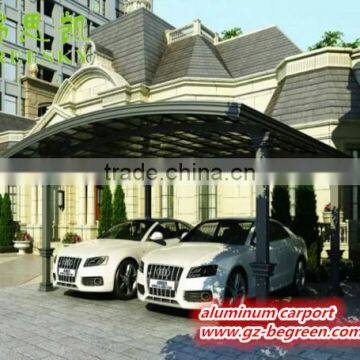 White Anti-UV Coated Galvanized Poles Aluminum Car Parking Carports for Sale photo-6