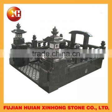 Japanse Granite Sample Design Tombstone With Vases by Sample Design Tombstone photo-2