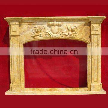 Yellow Marble Mantel Shelf photo-1