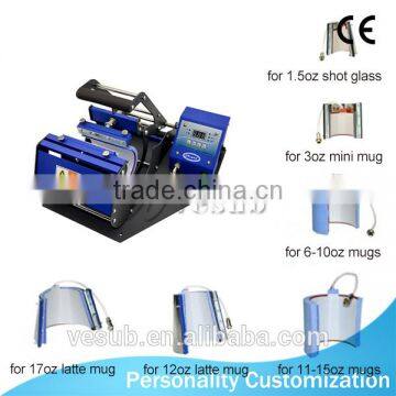 2017 New Combo Heat Press Mug Press Machine for Dye sublimation mugs 11oz