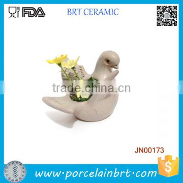 Cute Ceramic Decorative Bird Flower Pot Bonsai