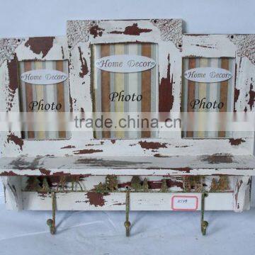 2016 New Style Antique Standing Wooden Photo Frame With Multi Openings photo-2