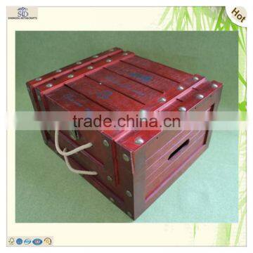 Wholesale Gift Items Decorative Fancy Colored Wooden Liquor Wine Boxes photo-3