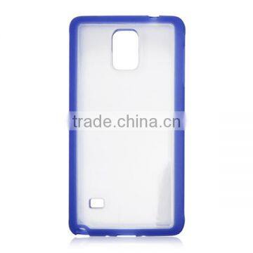 Multicolor Frame Transparent Cover, TPU Protective Phone Case for Samsung Note4 photo-2