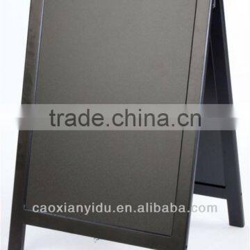 wooden Chalkboard and dry erase easels a-frame banner display stand POP promotional board a-frame banner stand