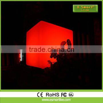 Event rental plastic chair lighted led cube