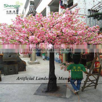 SJZJN 311 High Quality Artificial Peach Blossom Trees,High Similation Plant Tree Made In China New Product photo-2