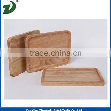 Unfinished Solid Wooden Fruit Tray photo-4