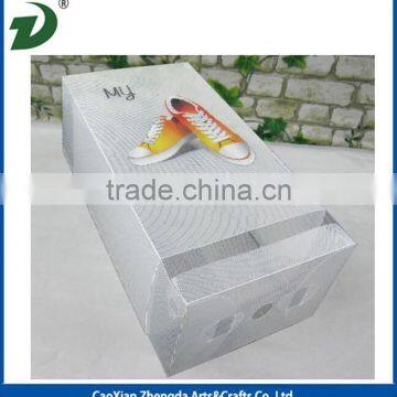 Clear Plastic Stackable Shoe Storage Box photo-2