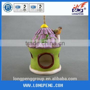 Ceramic Bird Nesting Houses, Ceramic House for Song Birds,Ceramic Bird Feeders