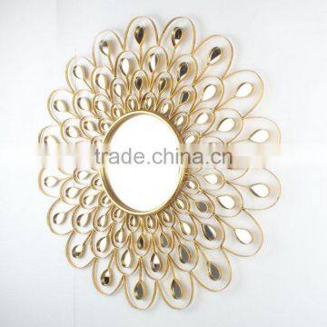 Design Decorative Wall Hanging Metal Mirror Art photo-4