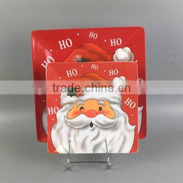 X'mas Season Plate & Mugs, Christmas Party Melamine Dinner Ware photo-3