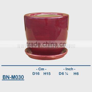 Vietnamese Ceramic Glazed Mini Flower Pot BN-M028 photo-2